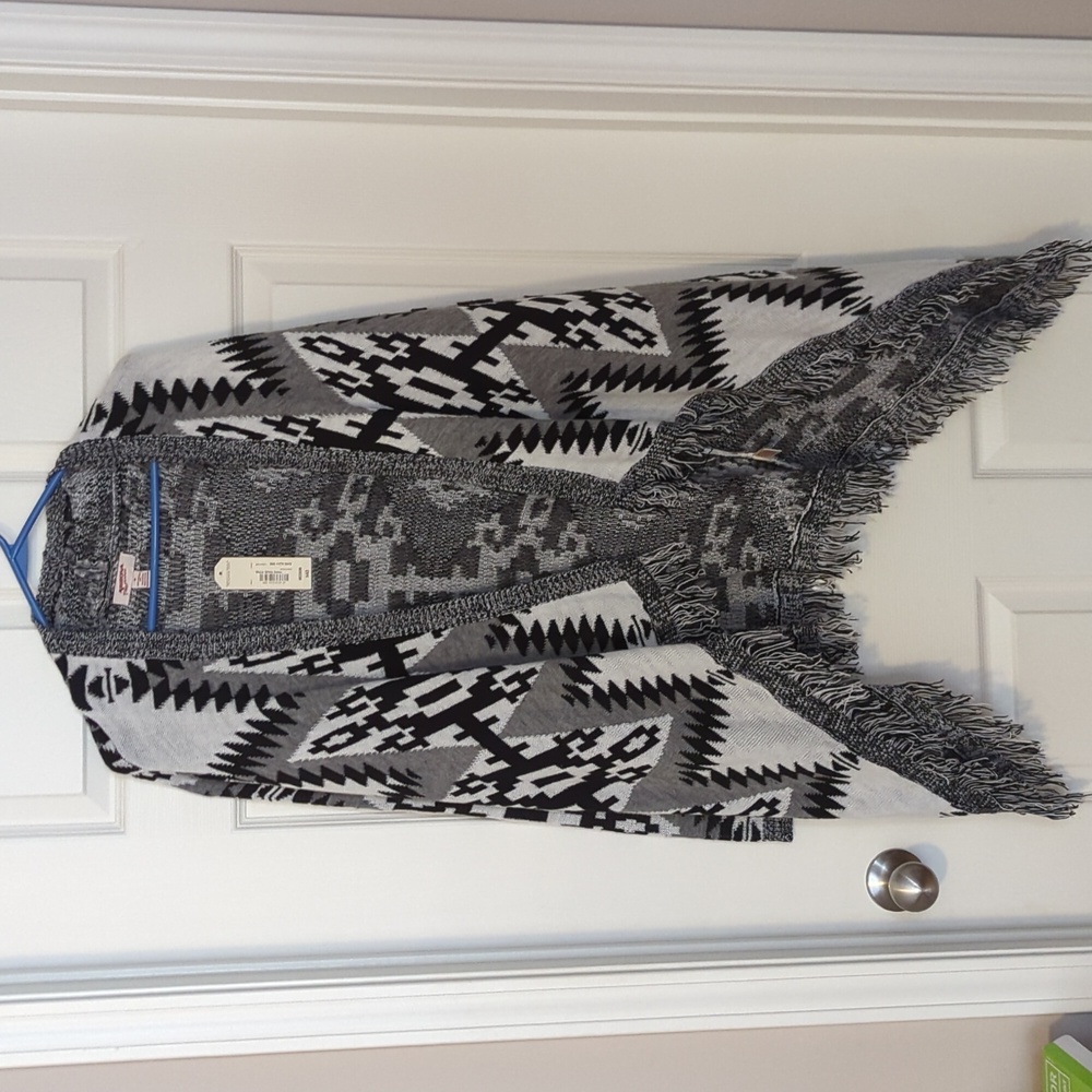 Women's Western Blanket Cardigan